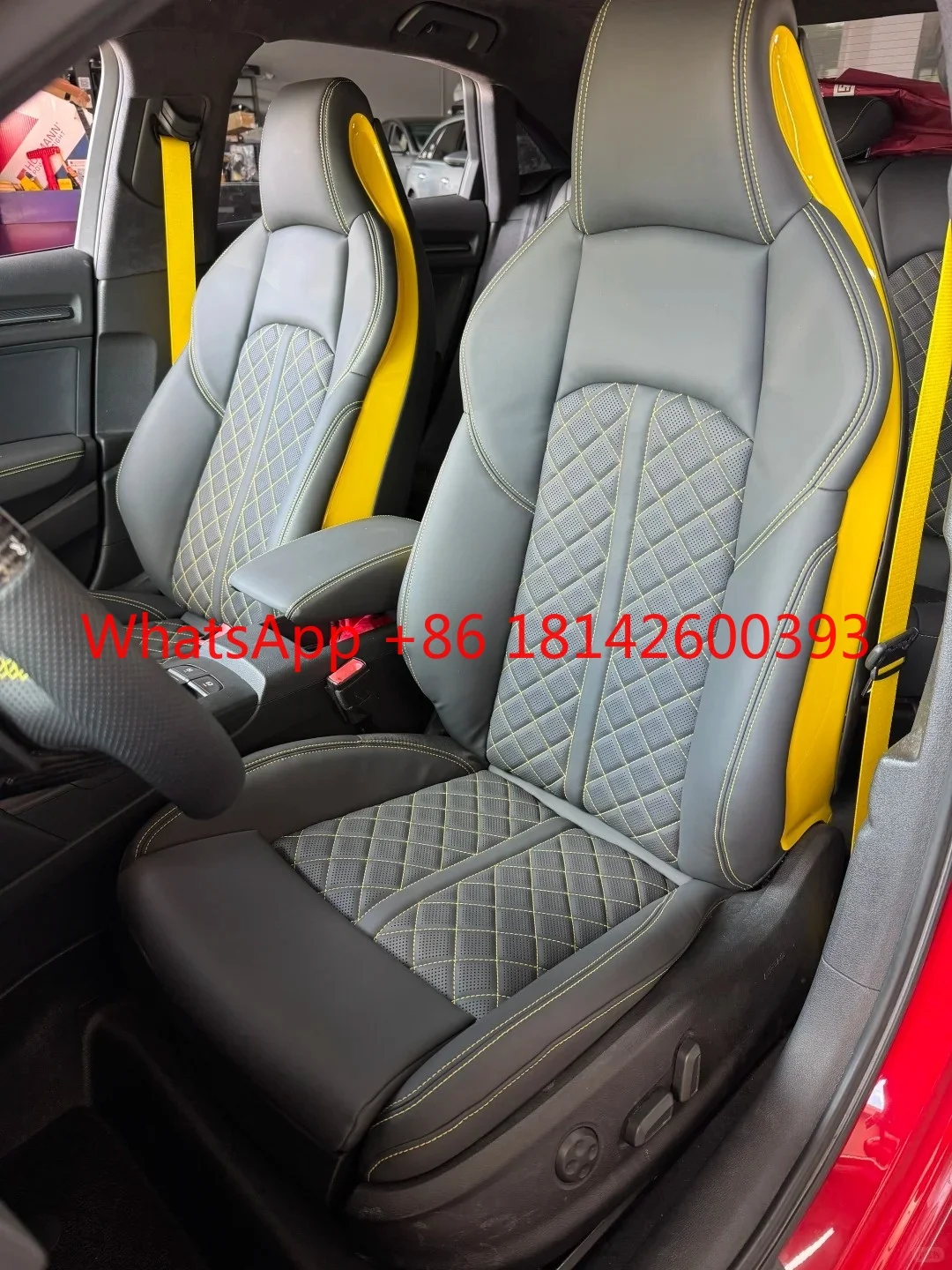 YLC for A3 8V A4 B8 A5 B8 Recaro Style Racing Seat Upgrade Kit Car Interior Tuning