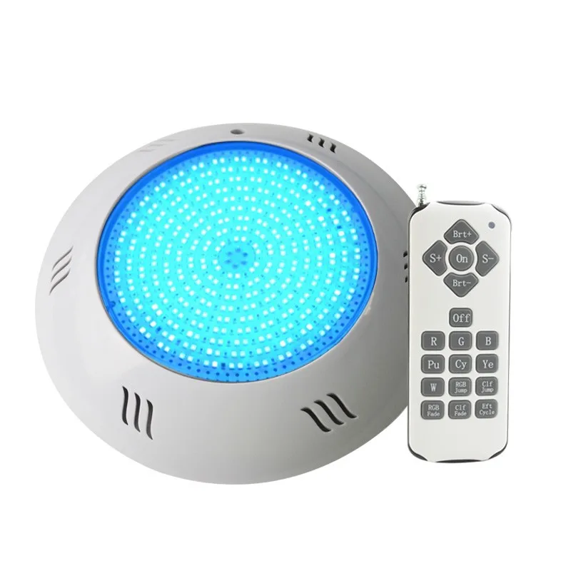 

Ultra Flat 12V Salt Water Nicheless RGB Remote Control IP68 Swimming Pool Led Light