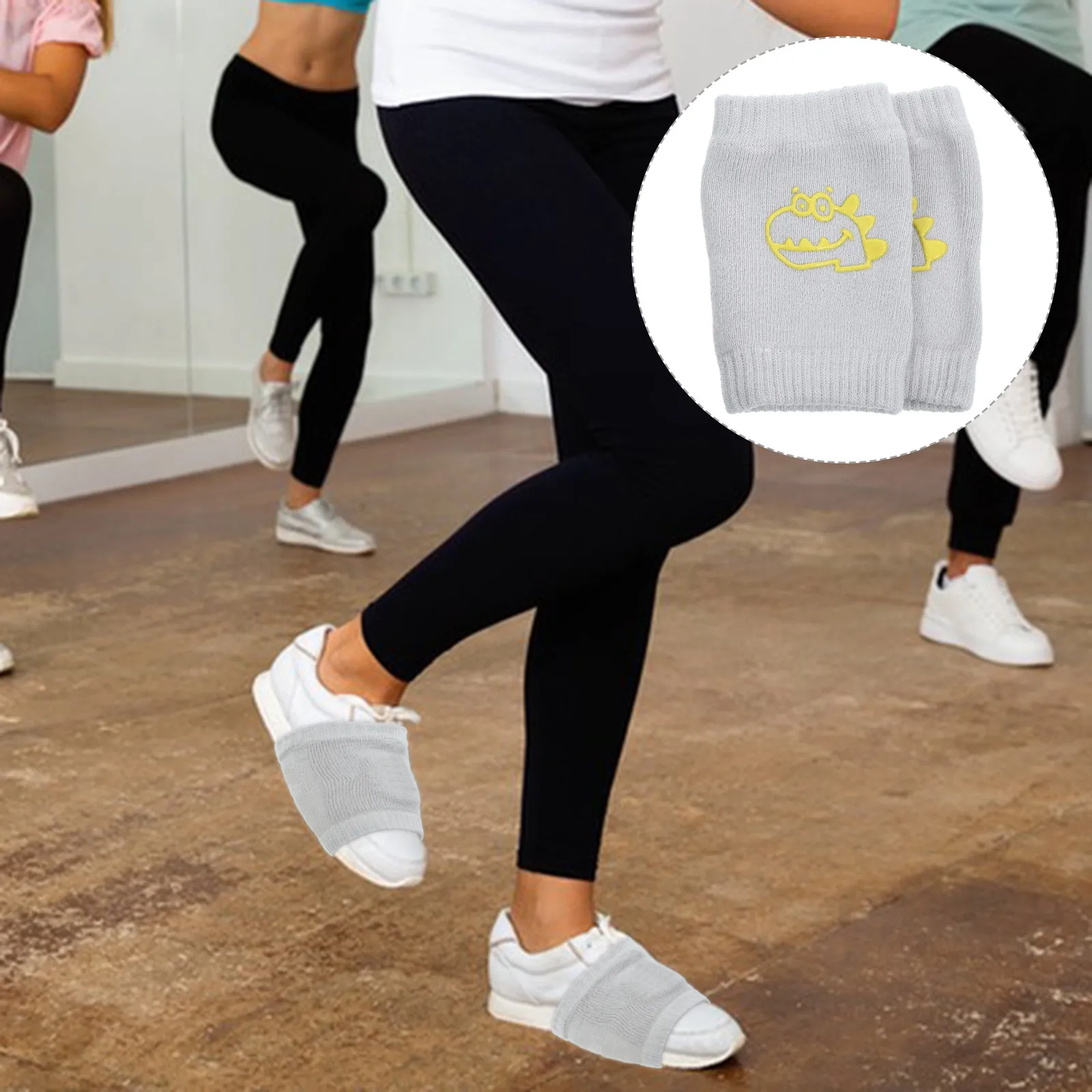 

2Pairs Dance Socks for Shoes Cotton Non Slip Dancing Shoe Protector Lightweight Breathable Socks Over Shoes Dance Accessories