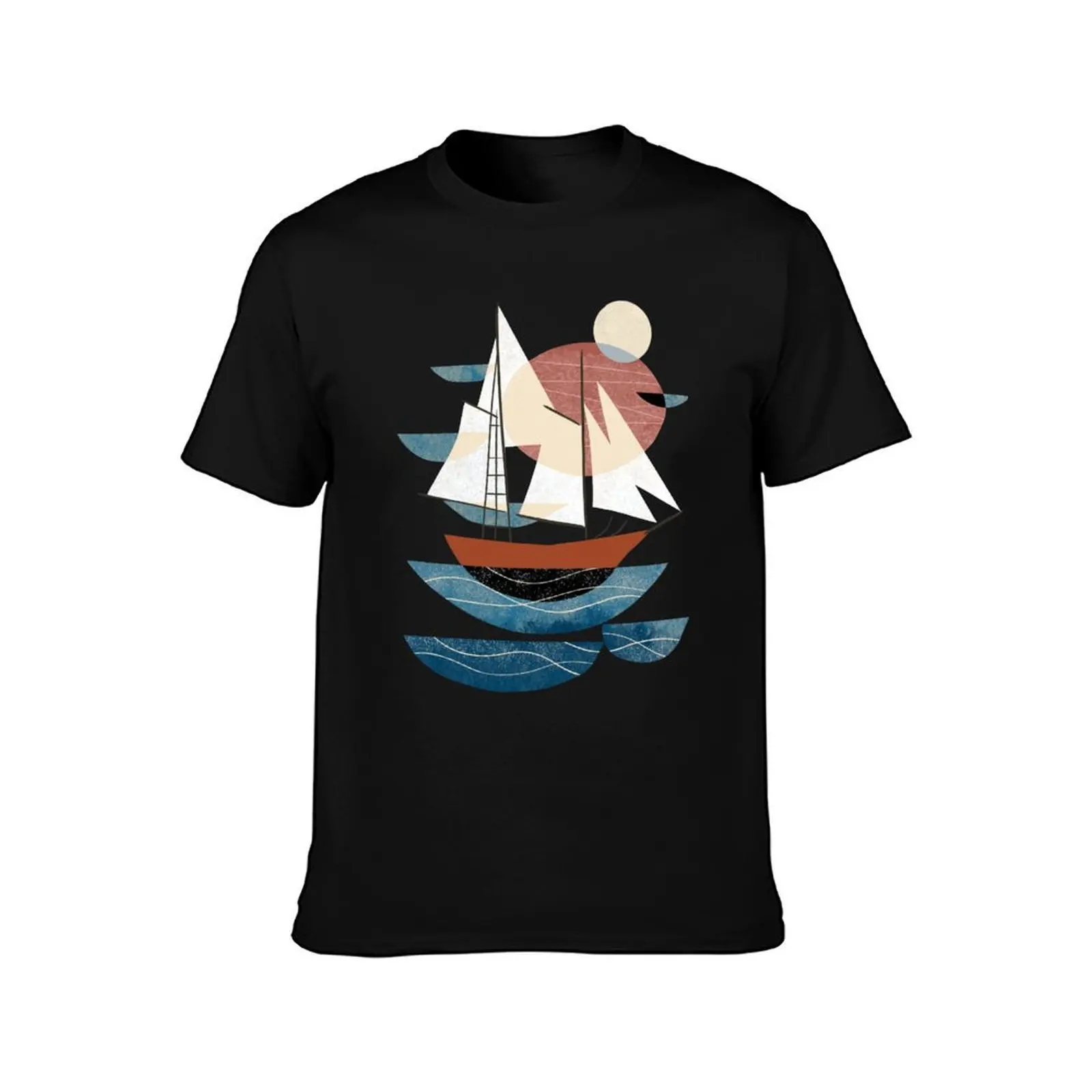Sailing, Sailing T-Shirt Casual All Match Short Sleeve T-Shirt