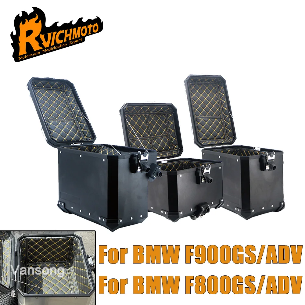 Motorcycle Rear Luggage liner Box For BMW F900GS F800GS ADV F 900GS 800GS 2024-25 2026 Case Inner Container Bag Cover Saddlebag
