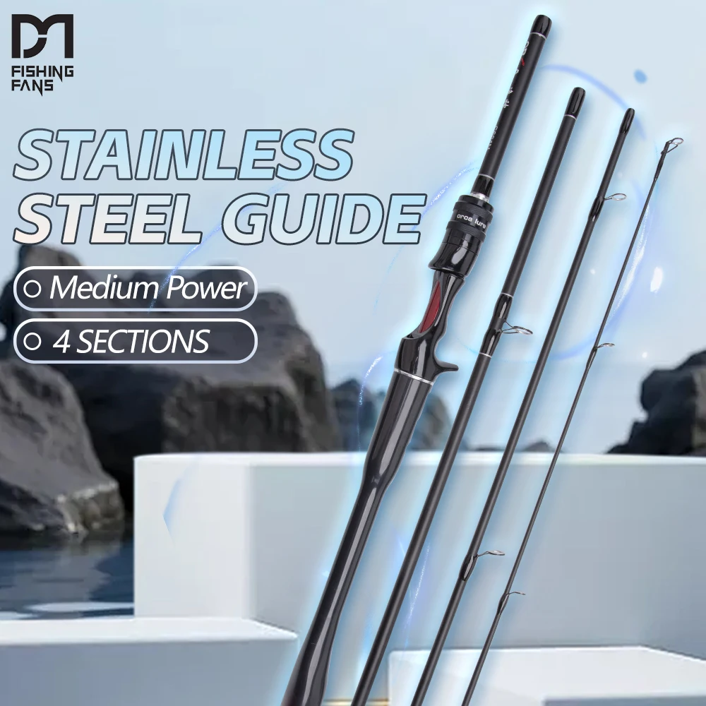 

Удочка FISHINGFANS 4-секционная 2.1м, карбоновая, среднего класса, для кастинга, для пресноводной рыбалки, Pesca