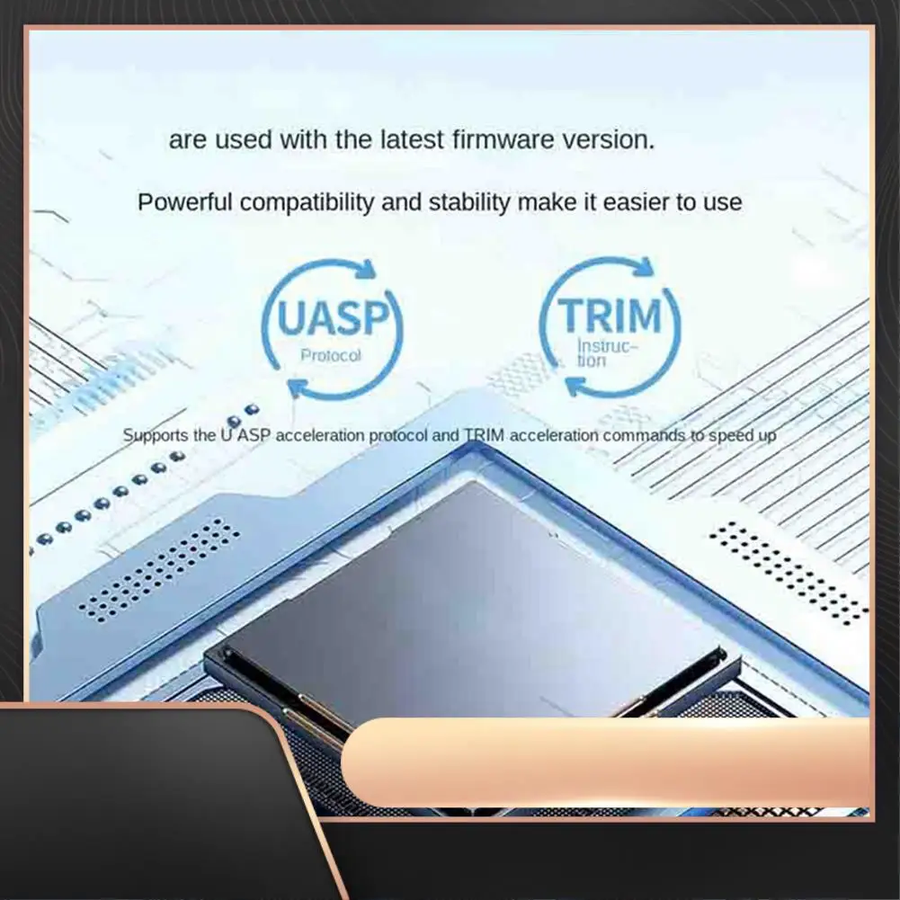 

Aluminum Alloy M.2 Case Type-C USB 3.2 Interface 10Gbps Nvme JMS583 Single Agreement With Dual Wires Computer Spare Parts Parts