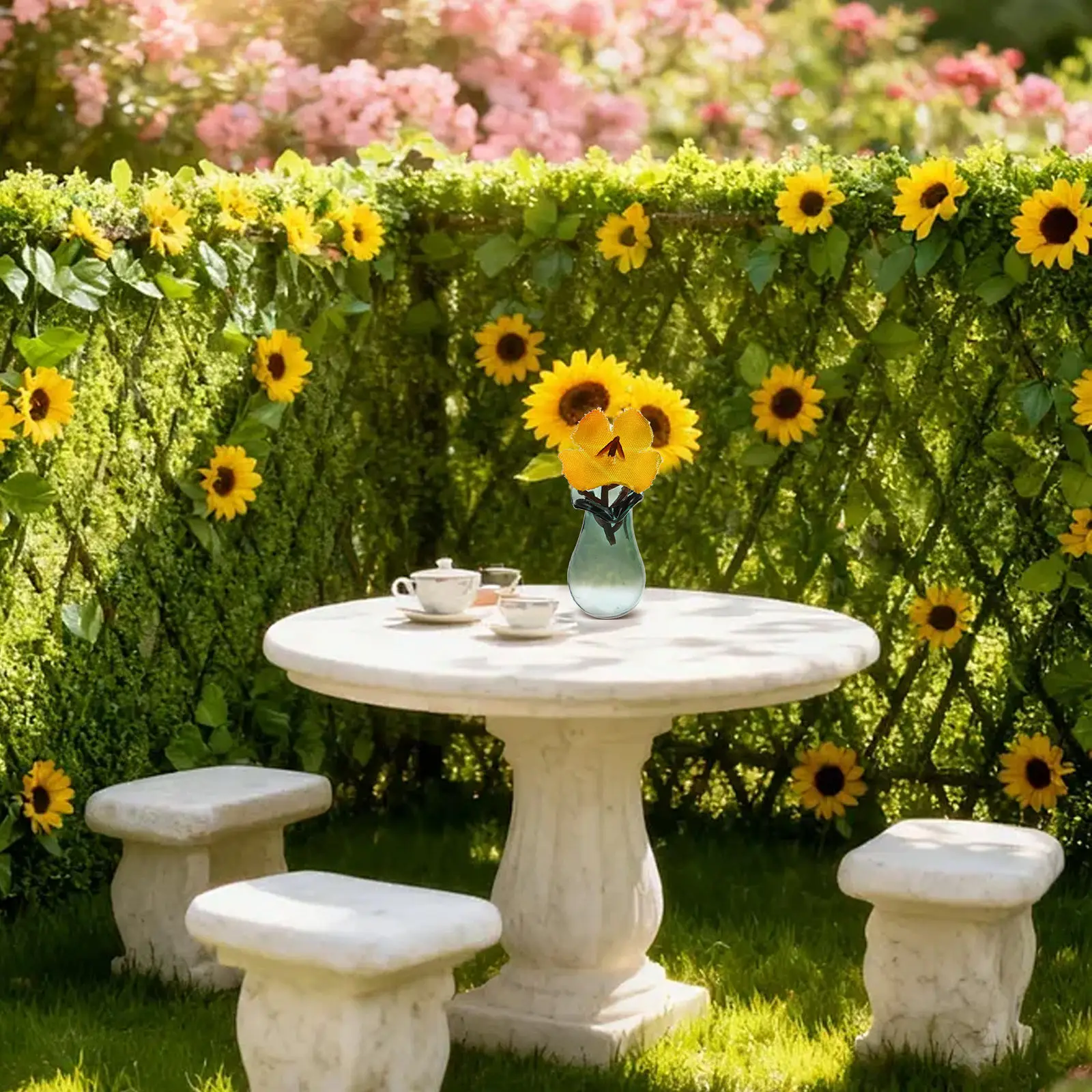 

4Pcs Mini Glass Vase Set High Transparency Tiny Dollhouse Vase for Whisker Holder Mini Flower Pot DIY Micro Landscape Decor