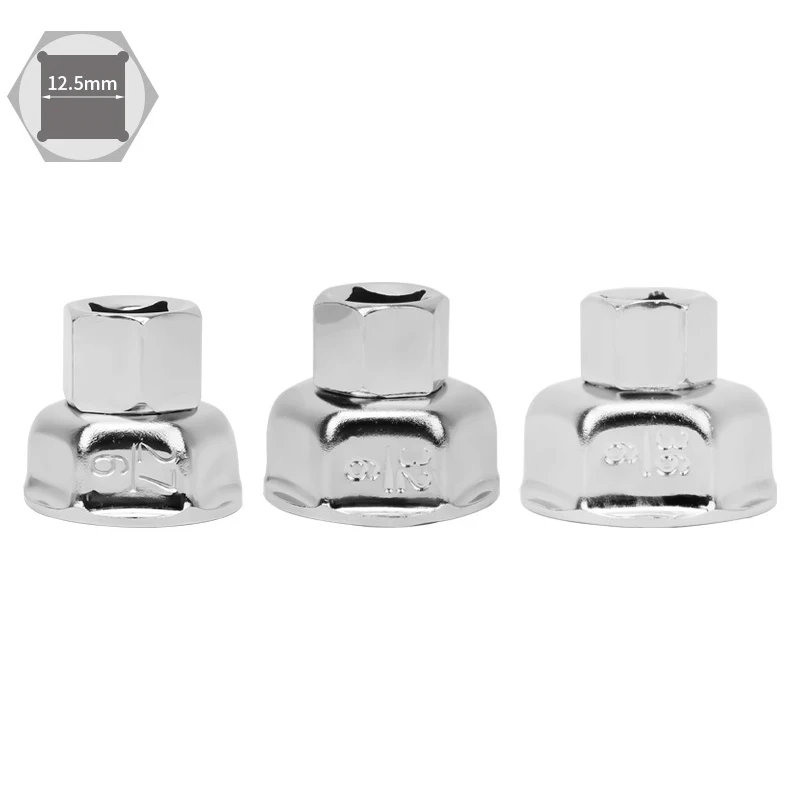 27/32/36MM Socket Wrench Auto Car Oil Filter Wrench Socket Remover Tool Suitable For Most Car Models Oil Filter Caps