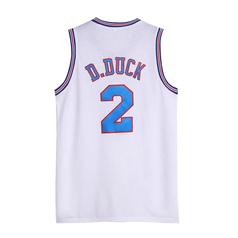 أزياء CyMovie التأثيرية Space-Jam Tune-Squad # 23 # 1 كيس # 10 لولا # 22 رقم جيرسي كرة السلة للرجال البالغين من موراي باني