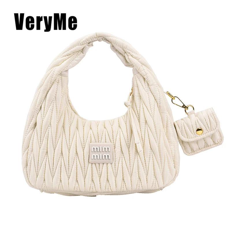 VeryMe Brand Handbag High Quality Cloud Women\'s Bag Luxury Designer Underarm Female Pack Summer Ladies Clutch Purse сумка женска