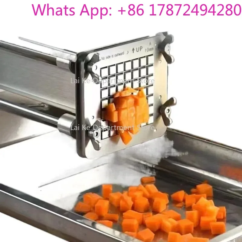 Commercial Grade Electric Automatic Cutting Machine Potato Cucumber Radish Slicer Into Long Strips