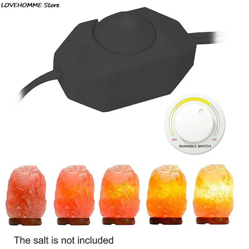 For Salt Rock Lava Lamp 1.5M Power Cord Cable With Dimmer ON OFF Switch Metal Clip E14 Base Hanglamp Holder Socket Plug