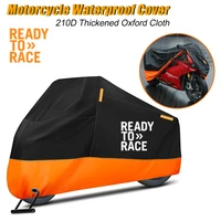 Para KTM Ready to Race Adv Duke 390 690 790 890 1190 Rc cubierta de motocicleta impermeable al aire libre Scooter Protector UV cubierta de lluvia y polvo
