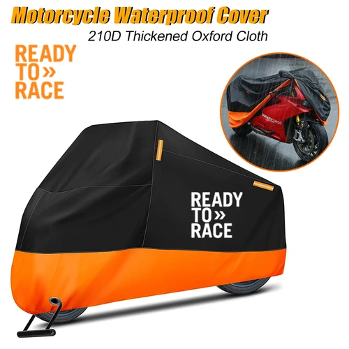 Imagen 1 del producto Para KTM Ready to Race Adv Duke 390 690 790 890 1190 Rc cubierta de motocicleta impermeable al aire libre Scooter Protector UV cubierta de lluvia y polvo