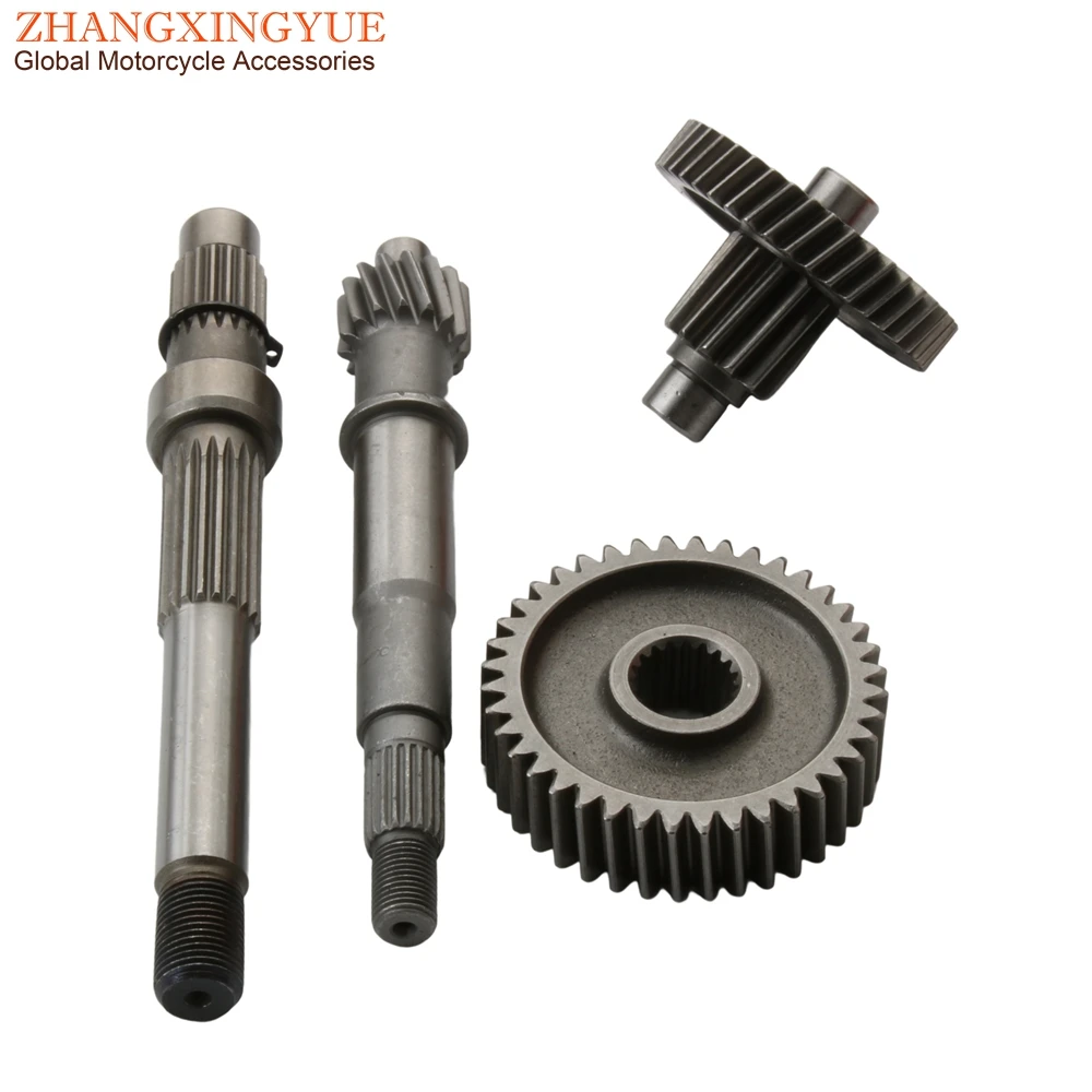 GY6125 Gearbox Rear Gear Axle Assembly For GY6 125cc 150cc 152QMI 157QMJ 4T Chinese Scooter Engine Parts