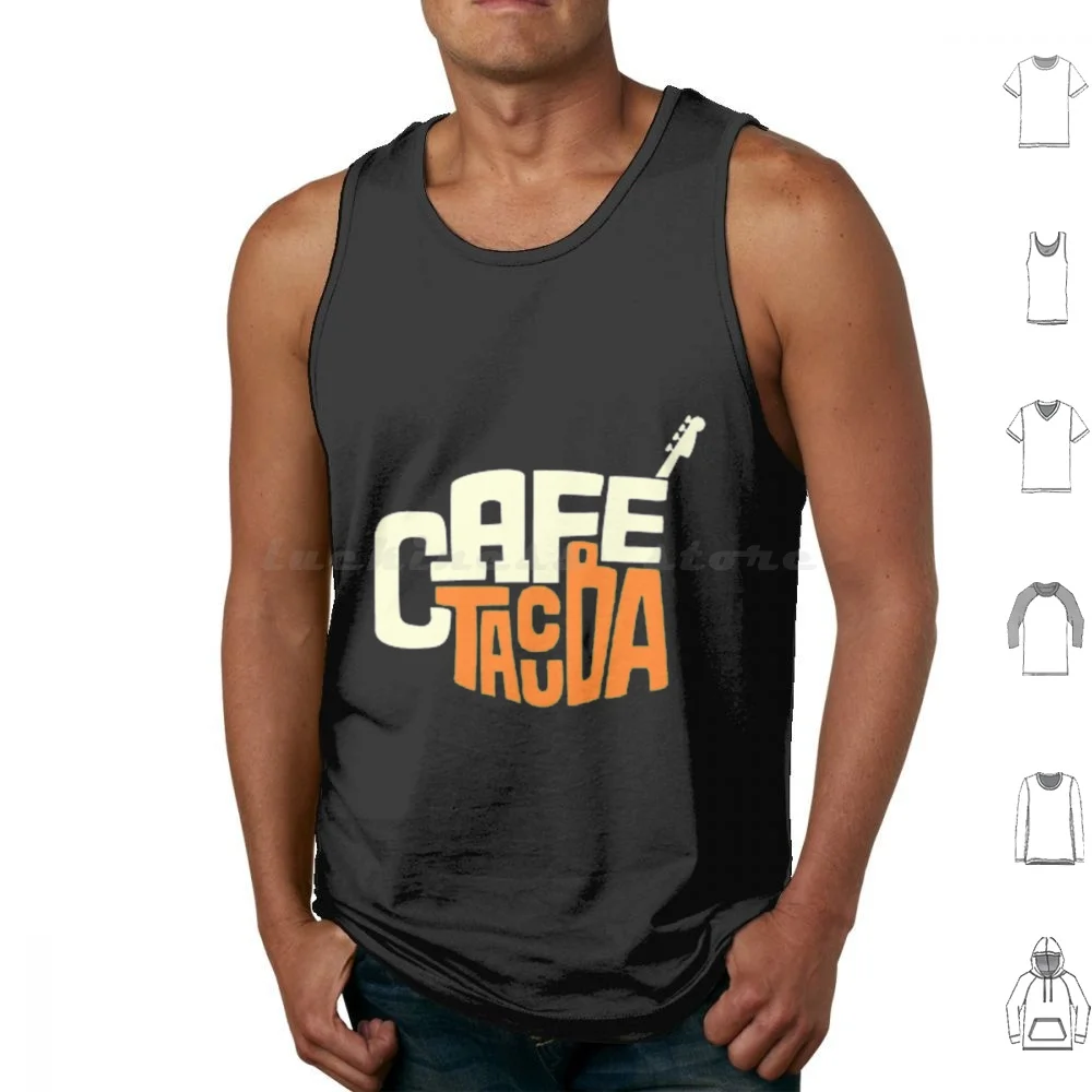 Cafe Tavuba Cup Tank Tops Vest Sleeveless Cafe Tacuba Cafe Tacvba Mexico Band Mexican Band Tacubos