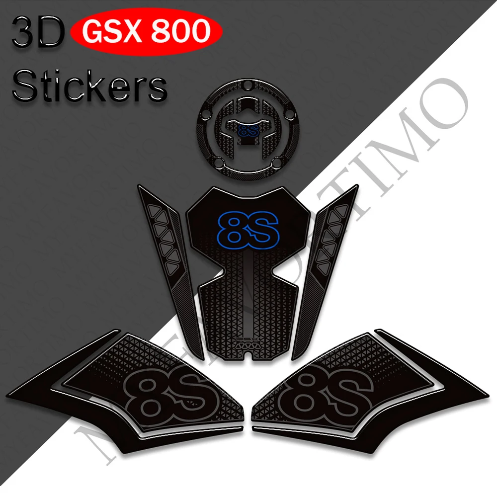 For Suzuki Stickers GSX8S Accessories GSX 800 Anti -Scratch Protection Pad Fuel Tank Pad Fits GSX-8S Tankpad Motorcycle Decals