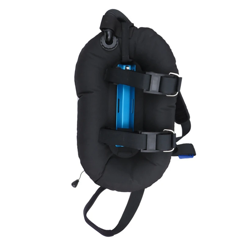 Plaque arrière de plongée sous-marine, harnais DIR, support BCD, ensemble de sangles d'entrejambe, ceinture de poids, pièces de rechange de plongée noires