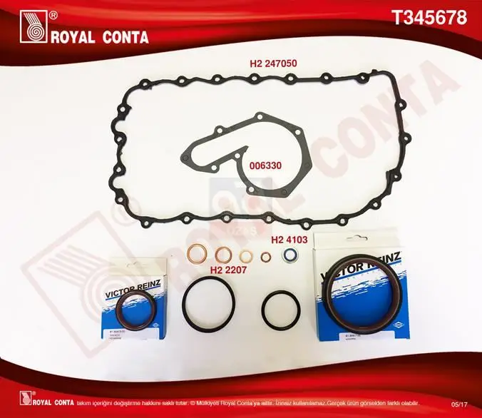 Store code: T345678 for bottom tool gasket TRAFIC-LGN-VVR 1.9dci * F9Q * + KECE