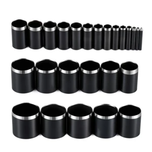 1-25 mm Pelubang Kertas Kulit Die Round, Pelubang Berongga Satu Lubang5 10 15 20 25 Mm Kit Alat Pemotong Lingkaran Baja Karbon Tinggi Pemotongan 10 dompet kulit die cutter penjualan terbaik - №