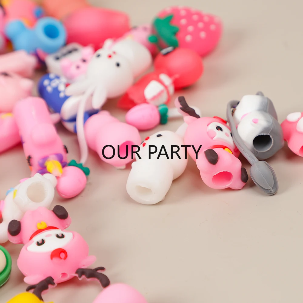 15 Stücke Cartoon PVC Puppe Bleistift Kappe Stift Abdeckung für Kinder Geburtstag Party Baby Dusche Gast Geschenk Pinata Füllstoffe Kindergarten belohnungen – Detail 5