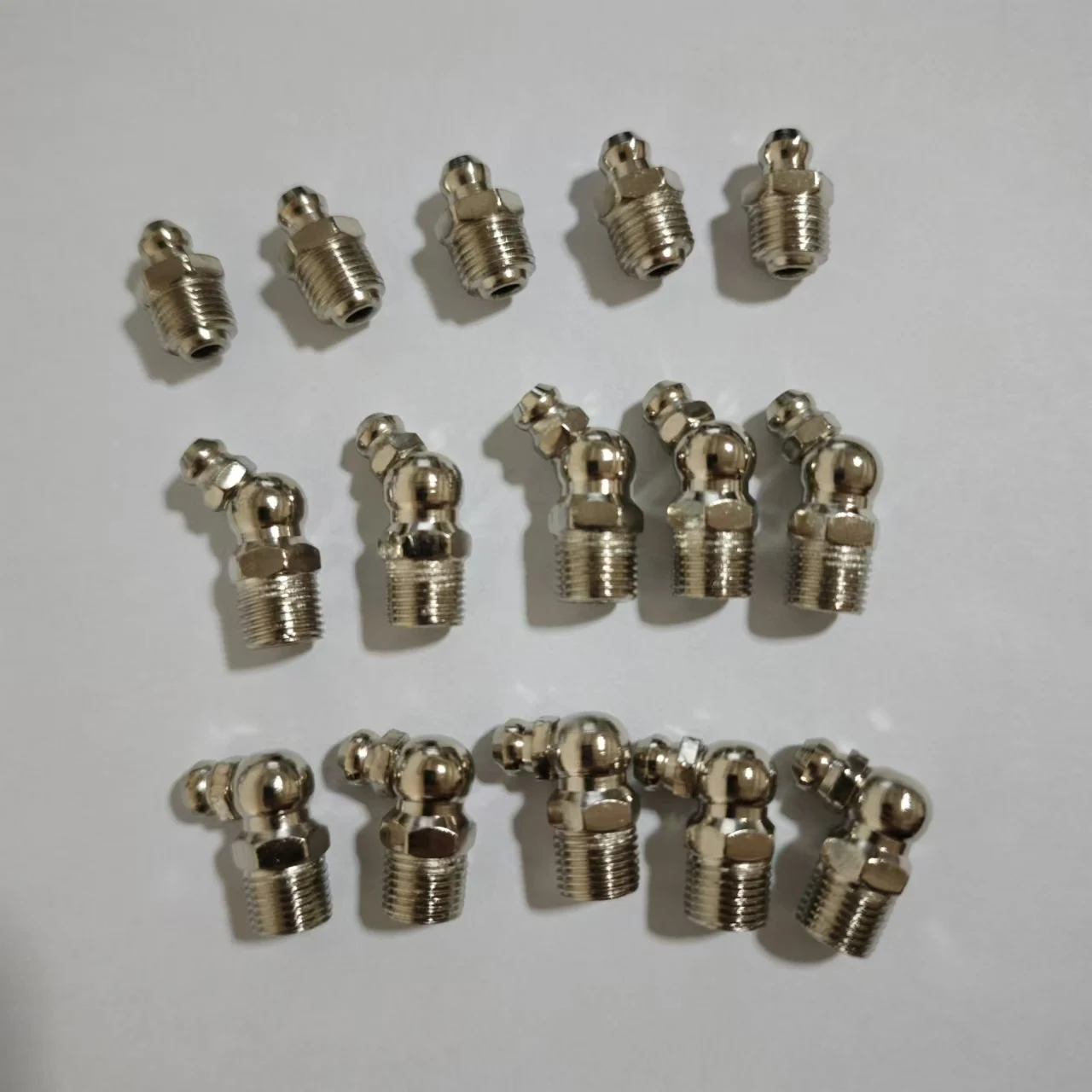 F0006 M10 stainless steel grease nipple SS201 SS304 metric external thread straight elbow type grease nipple for grease gun