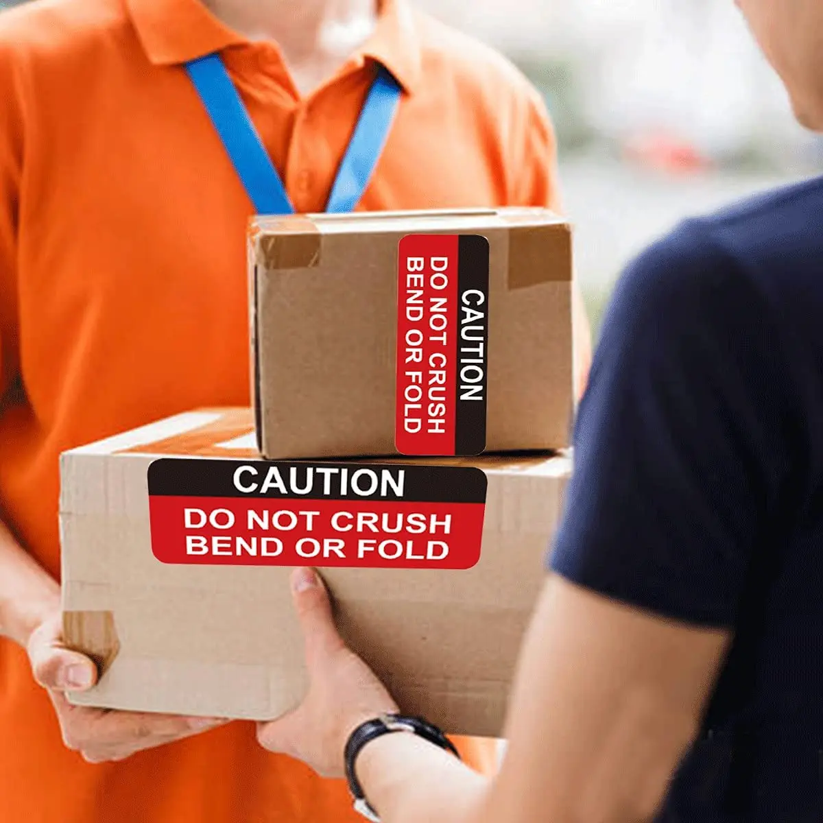 Do Not Crush Bend or Fold Shipping Handling Stickers Labels1