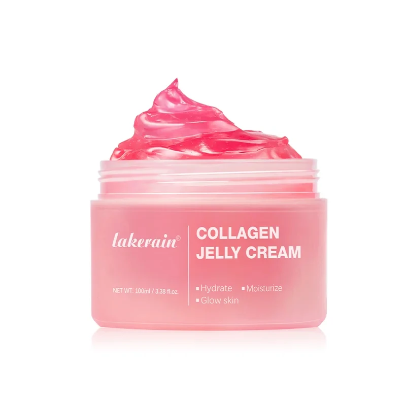 

Moisturizing Collagen Jelly Cream Niacinamide Hydrolyzed Collagen Tightening Soothing Anti-Aging Firmness Hydration Skincare