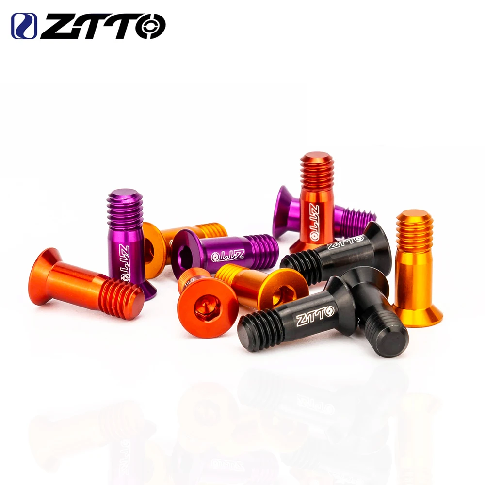 ZTTO 2pcs Bicycle Rear Derailleur Jockey Wheel Bolts Pulley Screws AL7075 Mountain Road Bike Guide Pulley Roller Idler Screws
