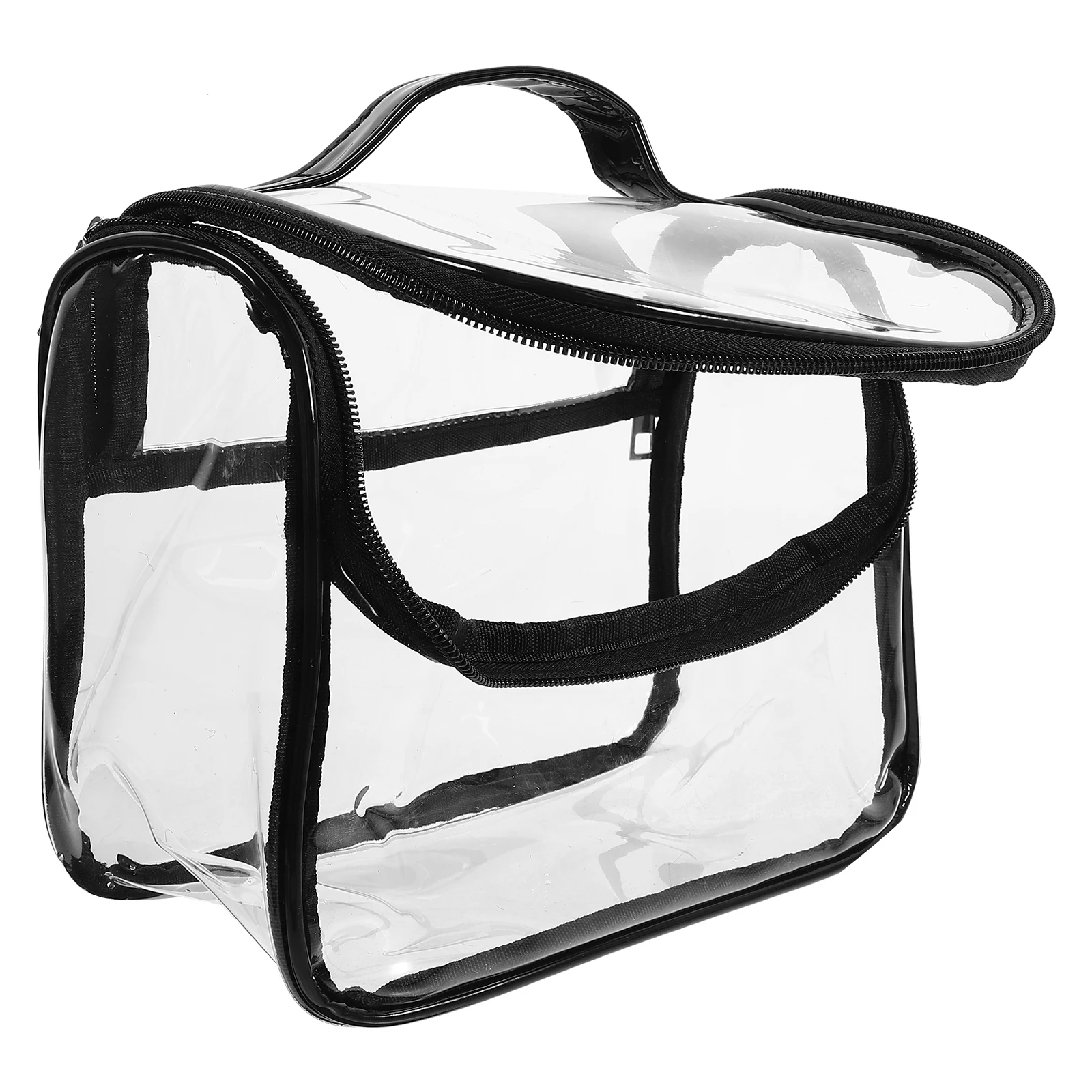 

Pvc Transparent Large Capacity Splashproof Makeup Storage Organizer For Travel Women Toiletry Portable Zipper