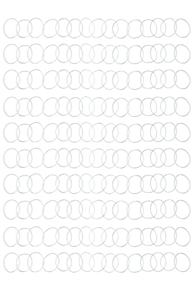 Goody Ouchless Mini Poly Bands, No Metal Hair Elastics, Ponytail Holder, Clear, 75 Ct image 4