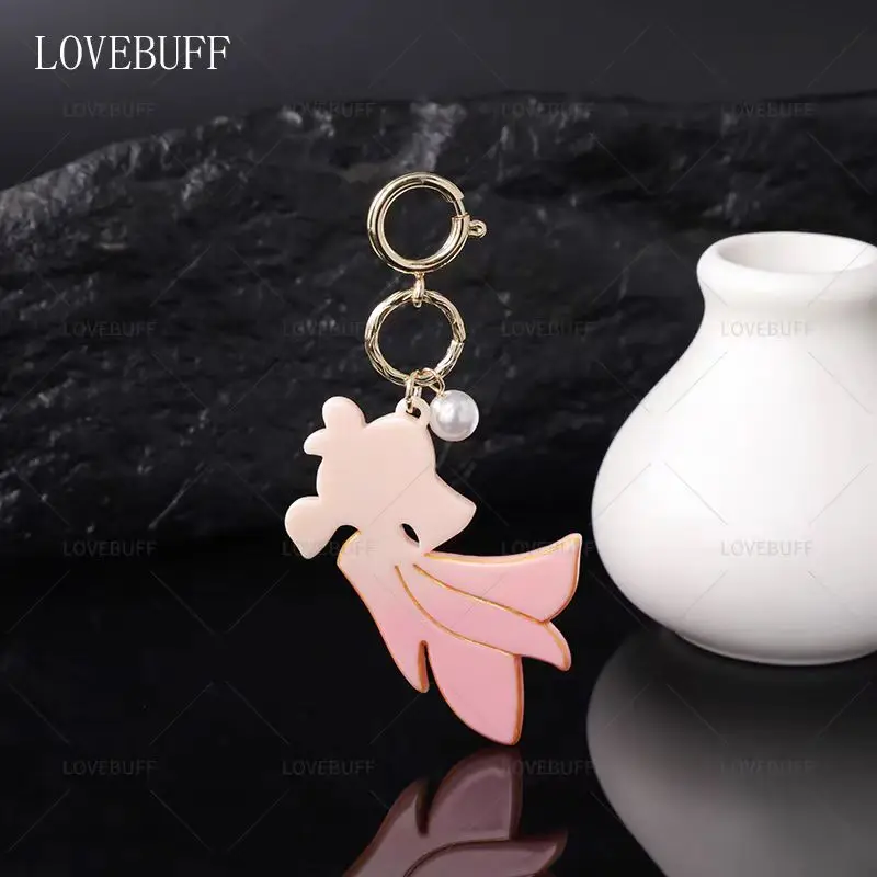 Anime Love and Deepspace Rafayel Fish Xavier Planet Zayne Snowflake Charm Cosplay Keychain Cartoon Keyring Pendant Xmas Gift