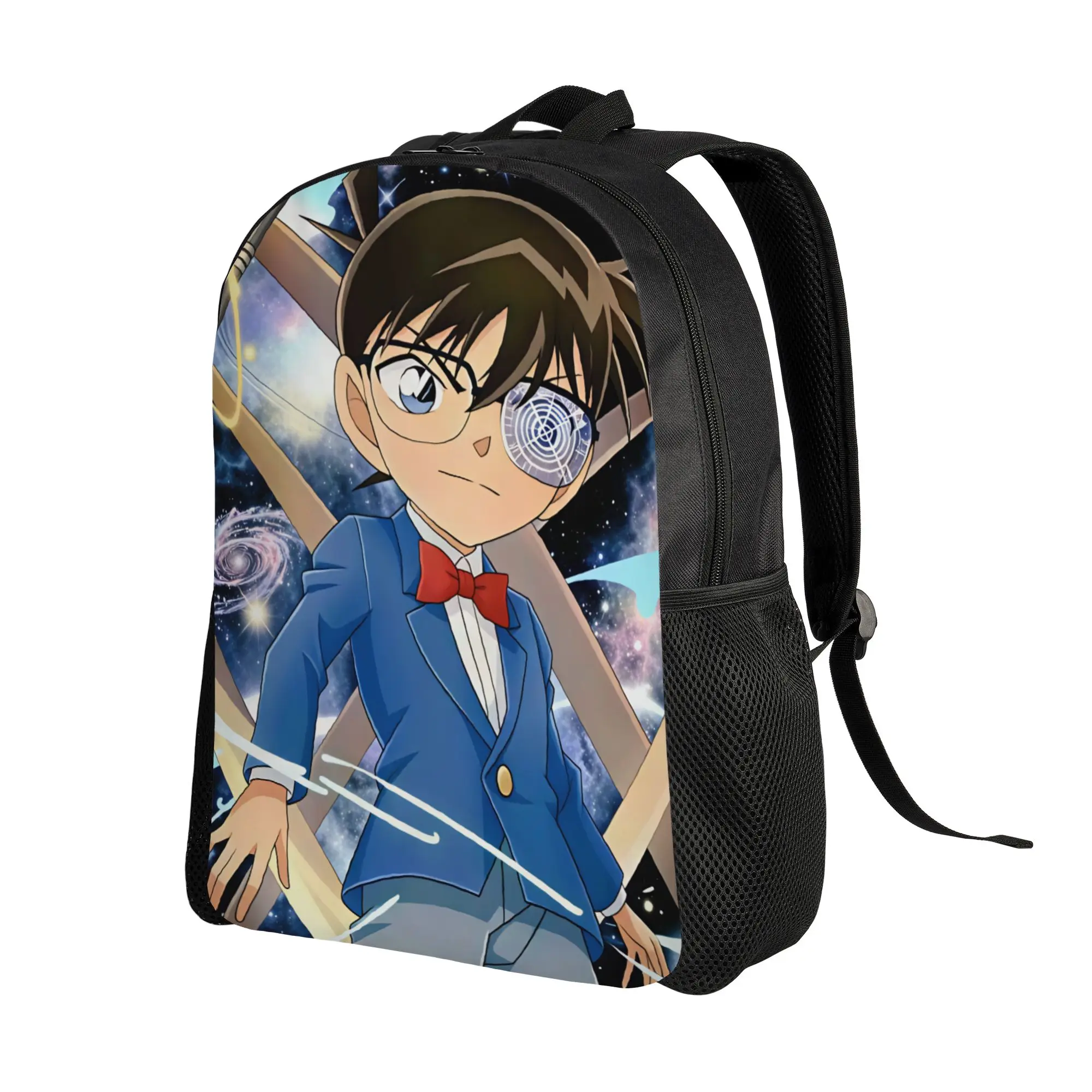 Detectives Conans Backpack Female  Big Backpacks Polyester Style High School Bags Outdoor High Quality Rucksack