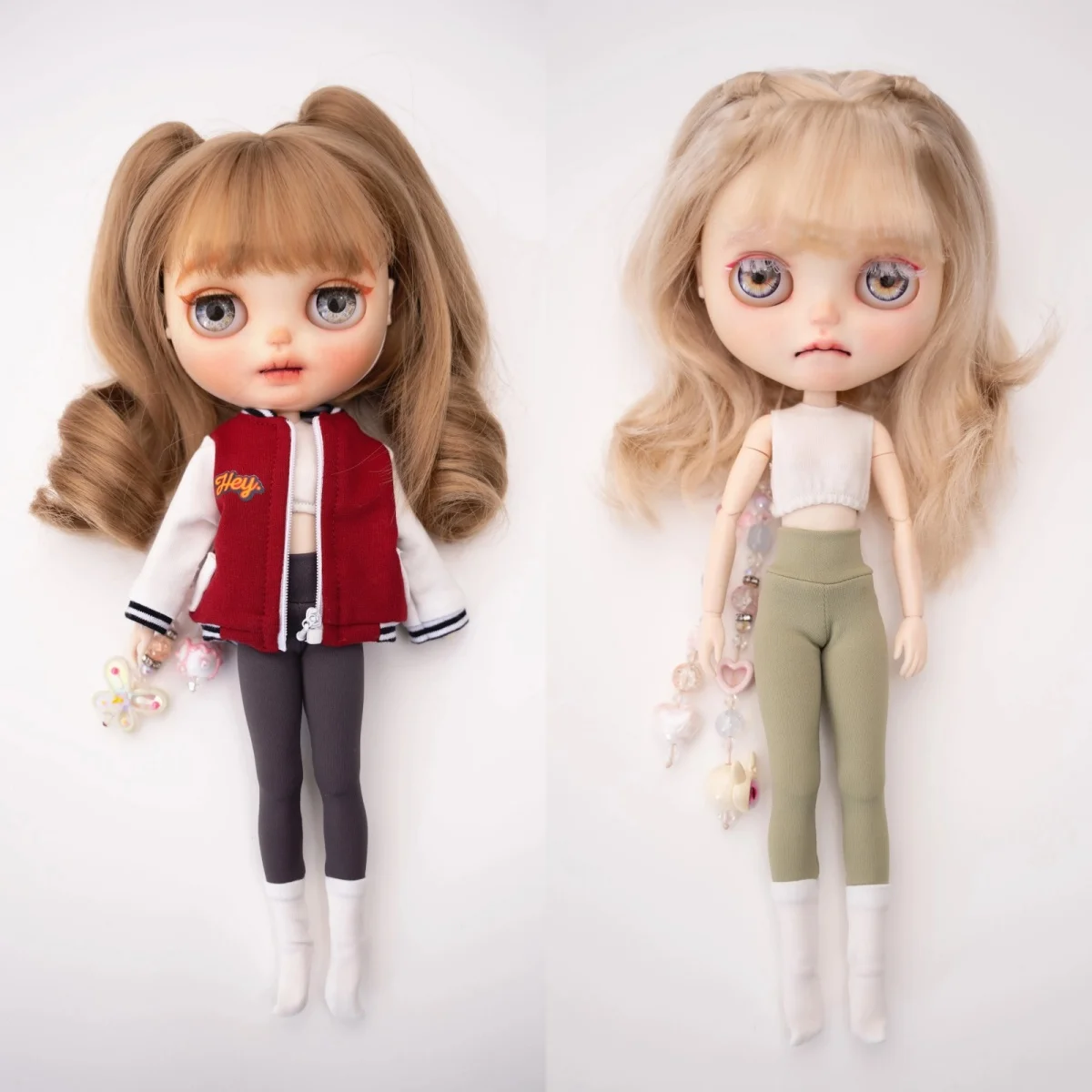 

【Clothing Only】Female Doll's Clothing Accessories Yoga Leggings Sport Culottes Fit Girl Action Figure Toys For Blyth OB22 OB24