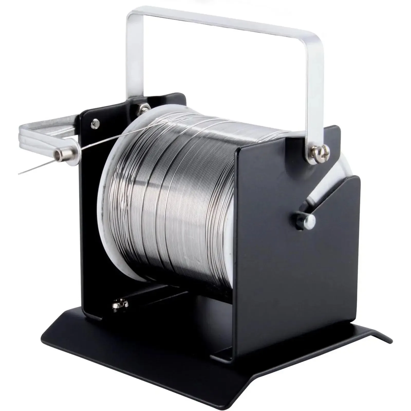 Compact Solder Wire Spool Dispenser Holder, Adjustable Metal Reel Stand For Workbench, Welding Wire Organizer Tool image 6