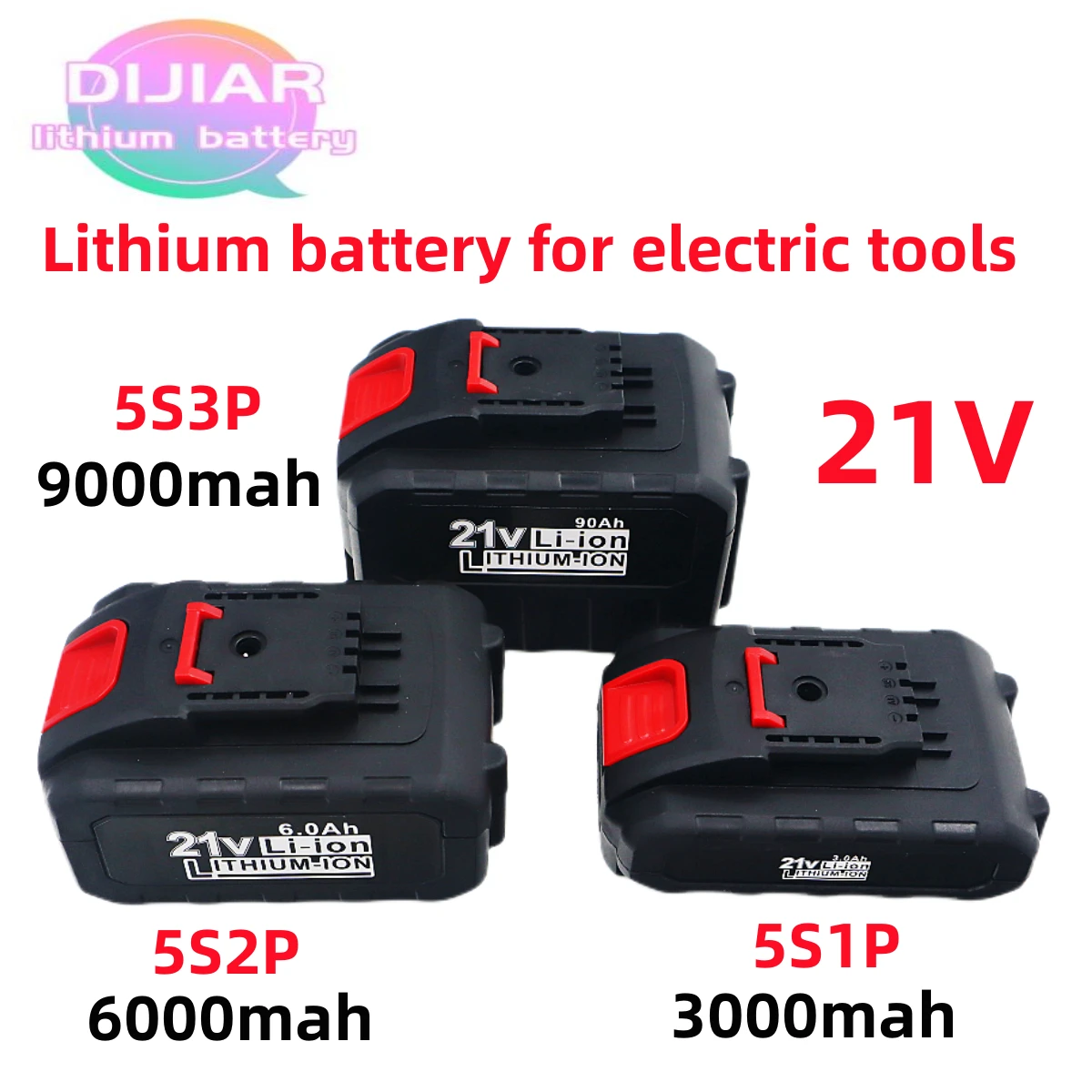 

21V Screwdriver Kit Case 5S1P 5S2P 5S3P 18650 Battery Holder 5S 35A BMS Weld Nickel Use in 3Ah to 9Ah Electric Dril