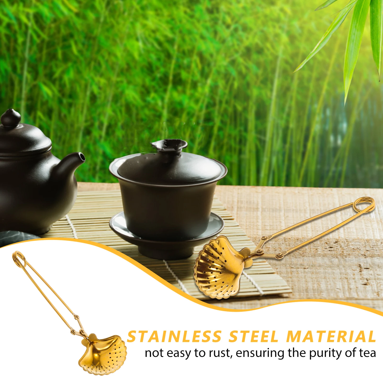 

Очаровательный заварочный чайник из нержавеющей стали. Уникальный дизайн. Элегантный внешний вид. Многоразовый. Легко чистится. Носите аксессуар для чая.