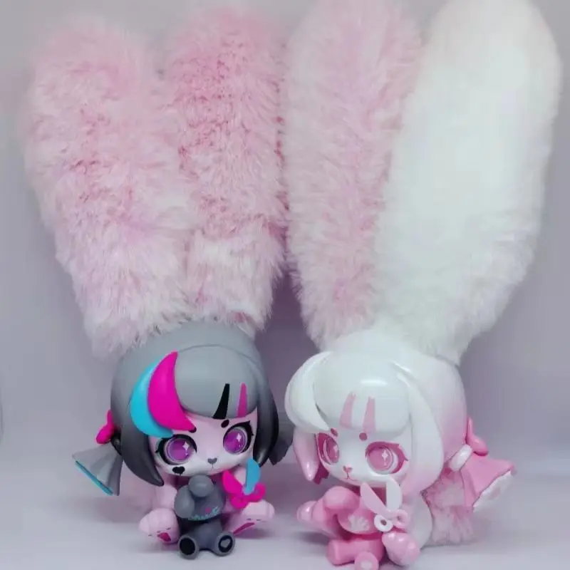 Echte Tasse Kaninchen Gesicht Selbst Serie Blind Box Überraschung Box Trendy Spielzeug Kawaii Puppe Anime Peripherie Urlaub Geschenk Mystery Box