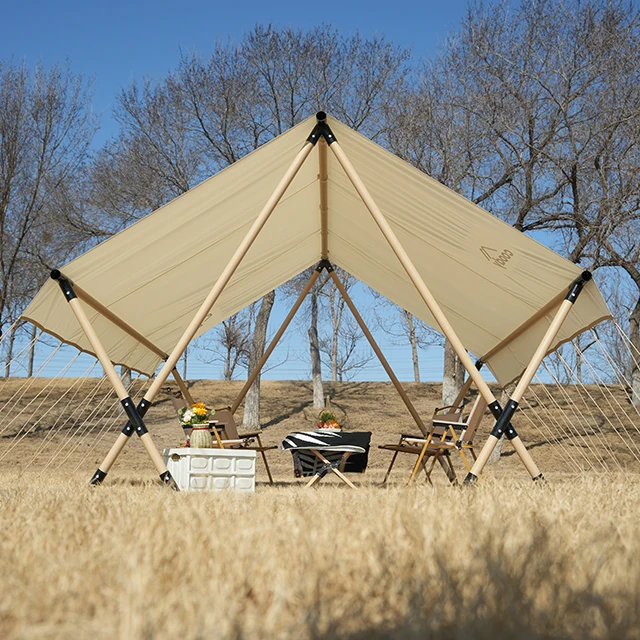 Luxury Outdoor Camping Tent Coody W-shaped Market Canopy Tent Hotel Tent For Hotel & Glamping Parties