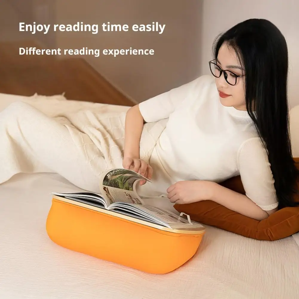 

Practical Design Reading Stand Adjustable Wooden Reading Pillow Holder Stand for Hands-free Laptop Use Lazy Pillow Support Frame