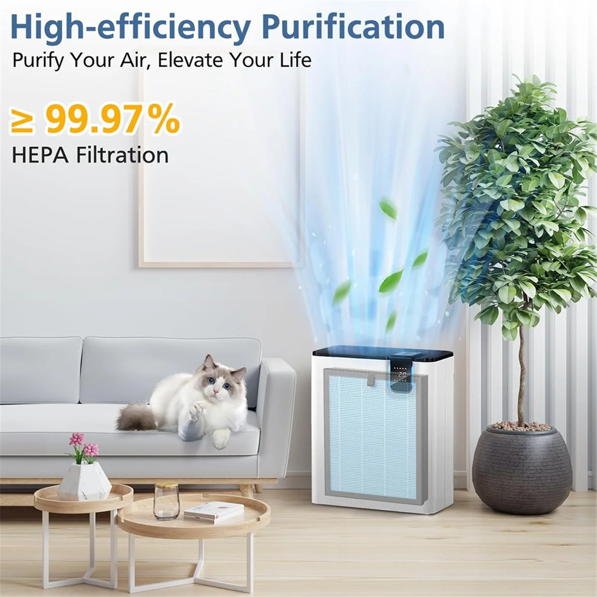 

B15C Replacement Filter for POMORON MJ005H Air Purifier, H13 True Hepa Filter and High-Efficiency Activated Carbon 2 Pack