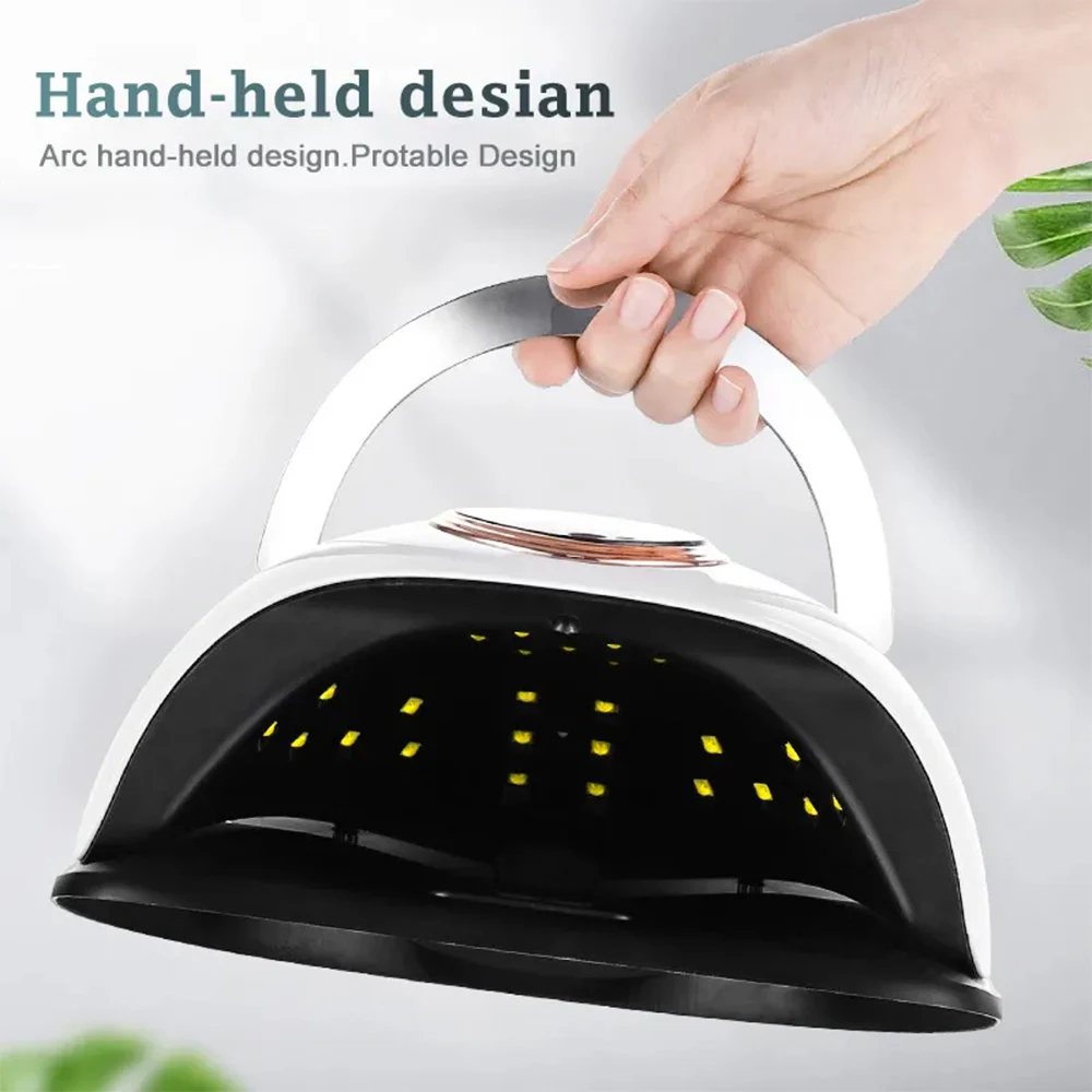 High Power 36Pcs Nail Led Lamp 168W Nails Curing Dryer for Gel Polish with LCD Display
