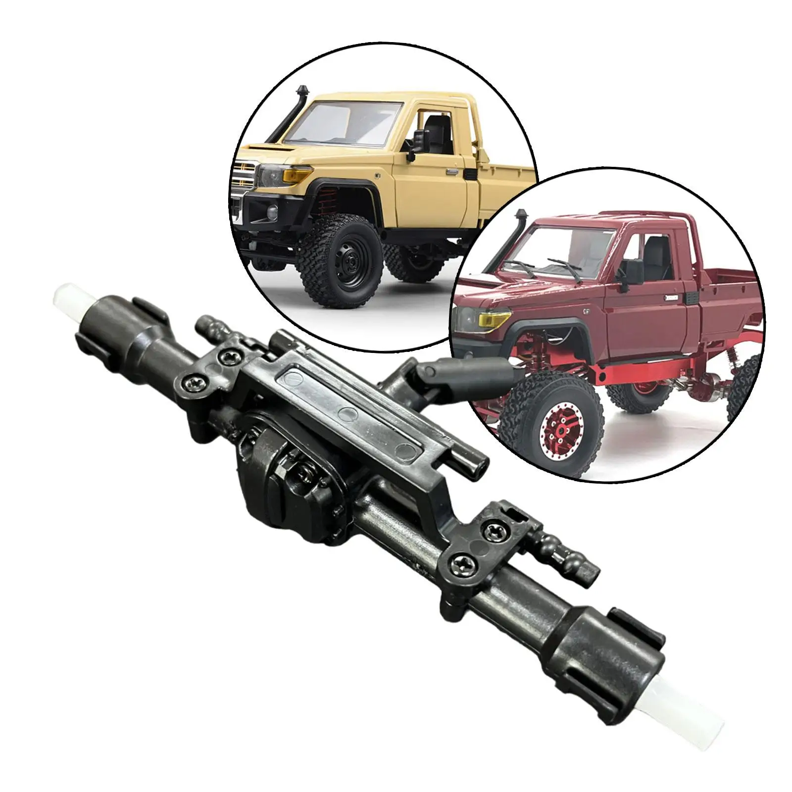 L'asse posteriore RC sostituisce la parte di aggiornamento delle parti per i veicoli per auto RC MN82 MN78 1/12