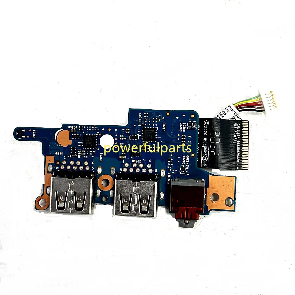 

Плата USB Aduio для HP EliteBook 830 840 835 845 G7 G8, USB-плата 6017B1373301 6035B0205201 работает хорошо