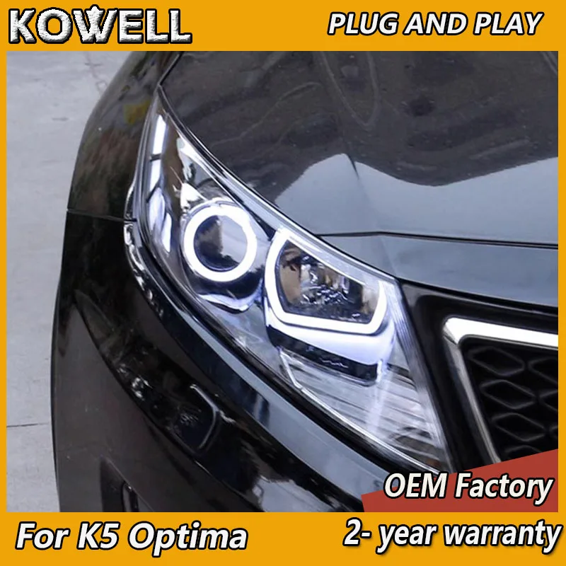 Car Styling for Kia K5 Headlights 2011-2014 Kia Optima Head Light DRL Turn Signal High Beam Projector Lens