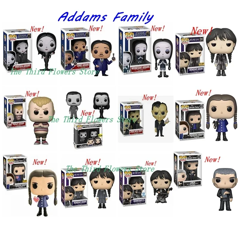 FUNKO POP Figures 1309 1310 1311 Wednesday Addams Family 801 802 803 804 805 806 816 Collection Model Toy for Birthday Gift