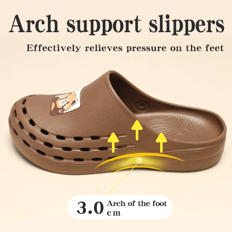 Bear Pattern Clinic Hospital Working Shoes for Doctor Nurse Scrub Nursing Clogs EVA Breathable Medical Footwear X08