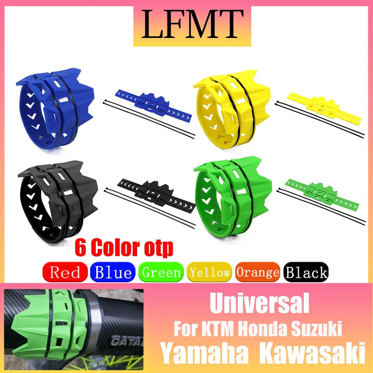 

Motorcycle Exhaust Tail Pipe Muffler Shield Protector For KTM SX XC XCW XCF SXF EXC EXCF For HONDA YAMAHA KAWASAKI SUZUKI