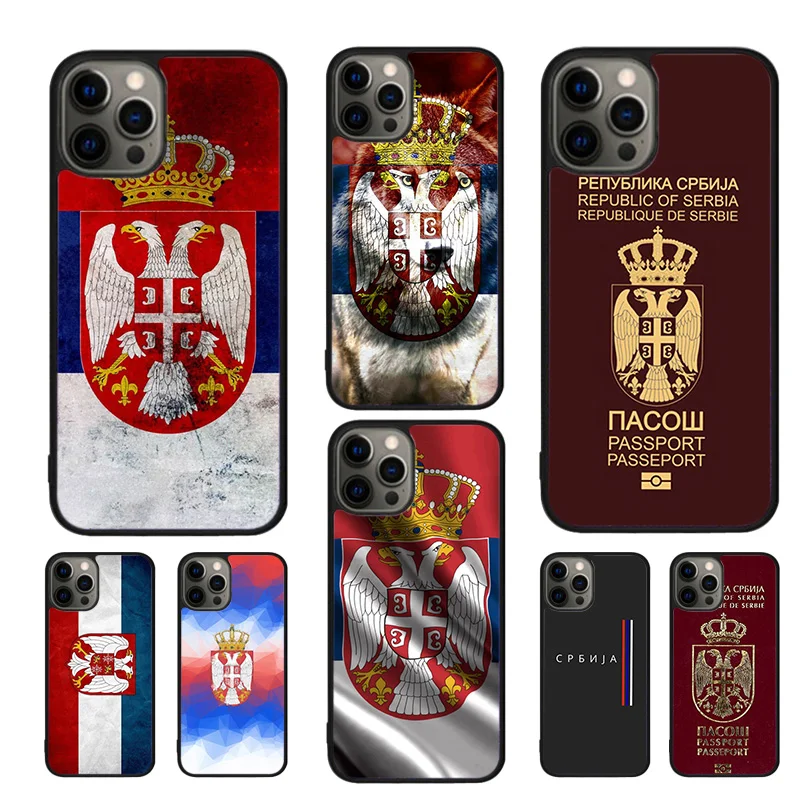 Serbien Flagge Handy Fällen Abdeckung Für iPhone 16 15 14 13 Pro Max 12 Mini 11 Pro Max SE 2020 6S 7 8 Plus Coque