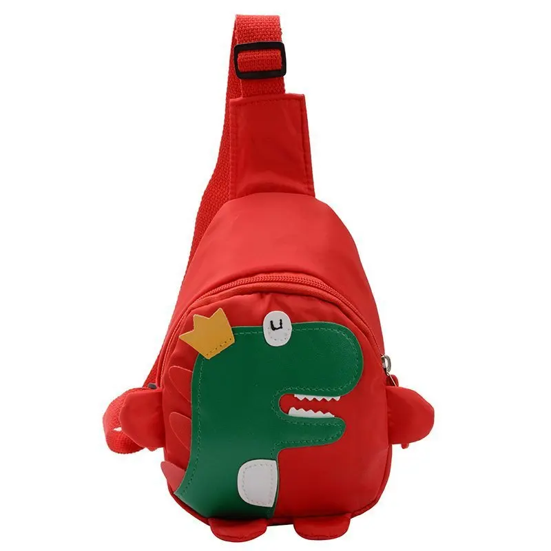 Schattige Cartoon Dinosaurus Baby Rugzakken Kinderen Jongen Meisje Borst Crossbody Tassen Reistuigtas Verstelbare Dieren Kinderen Rugzak