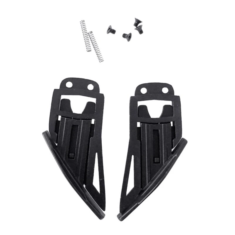 Helmets Side Plate Replacement Helmets Visor Fastener Visor Clip for PISTA Lenses Fastener Clip with Screw