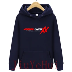 Men's CBR 1100 SUPER BLACKBIRD XX Motorcycles Hoodies Sweatshirts Hondaes Men Women CBR 1100XX Car F1 Hoodie Sweatshirt