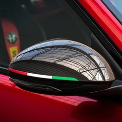 Adesivo ghirlanda decorazione specchietto retrovisore auto per Alfa Romeo Giulia Stelvio 147 159 accessori modifica Giulietta